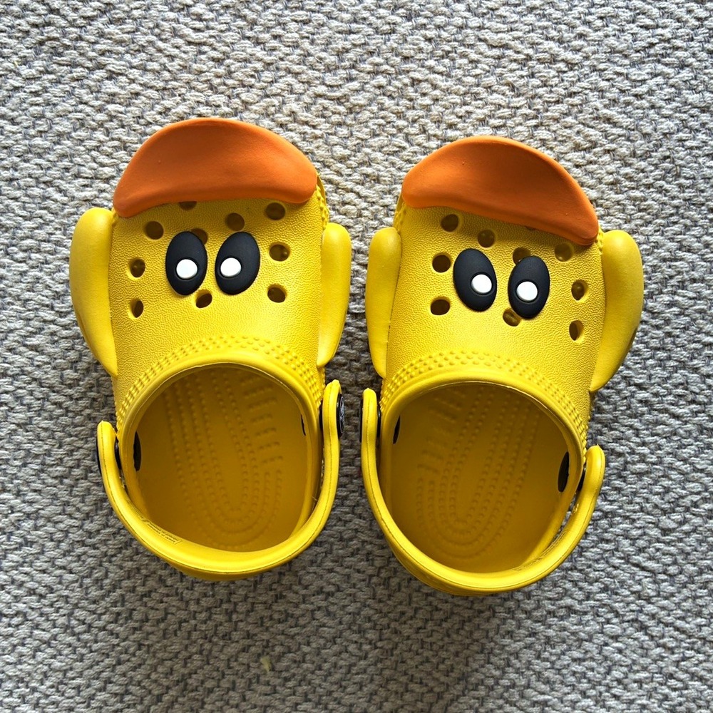 Crocs Littles I AM Rubber Ducky Clog C2/C3 Yellow 210025 Toddler